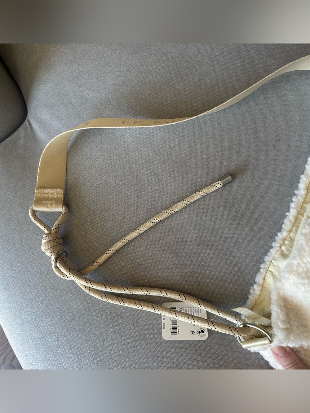 NWT Free People Slopes Sherpa Sling Bag - Picture 4 of 6
